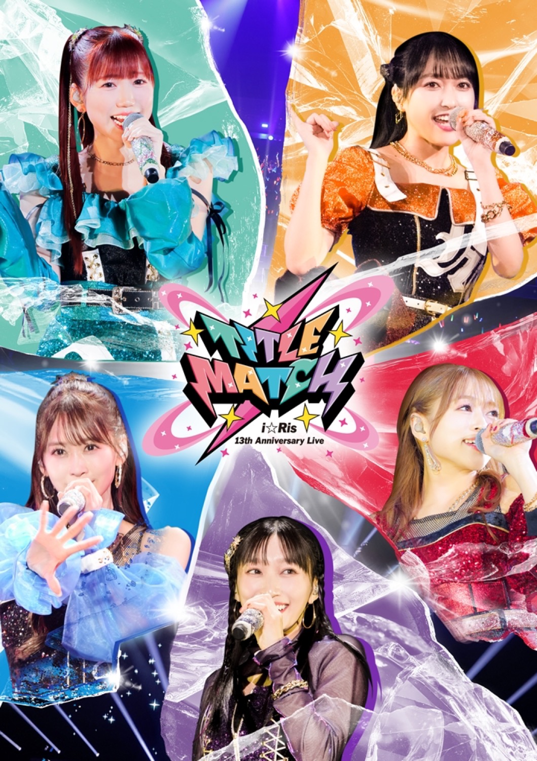 Desain sampul rekaman konser i☆Ris 13th Anniversary Live -TITLE MATCH-.
