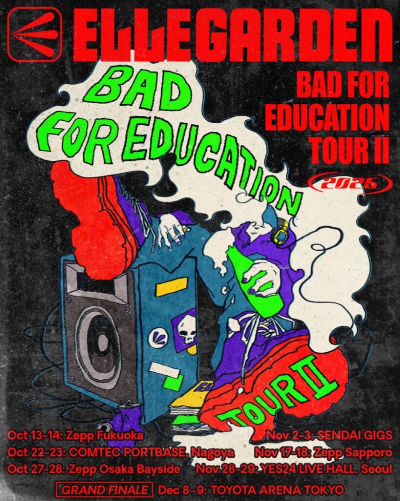 ELLEGARDEN Gelar Tur Solo ‘Bad For Education Tour II (2026)’ Mulai Oktober Perdana Setelah 3 Tahun