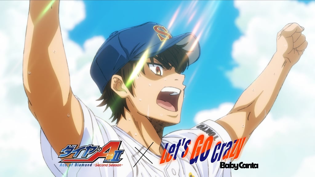 Baby Canta Rilis Video Musik Kolaborasi "Let's Go Crazy" Tampilkan Cuplikan Anime Diamond no Ace: Act II -Second Season-